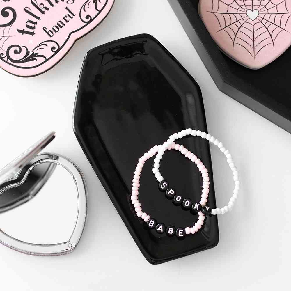 Something Different - Black Coffin Trinket Tray Decoratie schaaltje - Multicolours